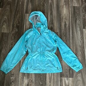 Columbia Women’s Small Windbreaker Light Blue Jacket